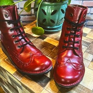 Fly London Ankle Boots | Wingtips | Sz EU 40, US 9